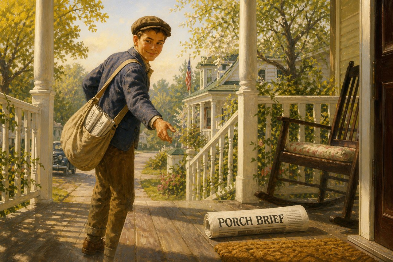 Spring porch toss